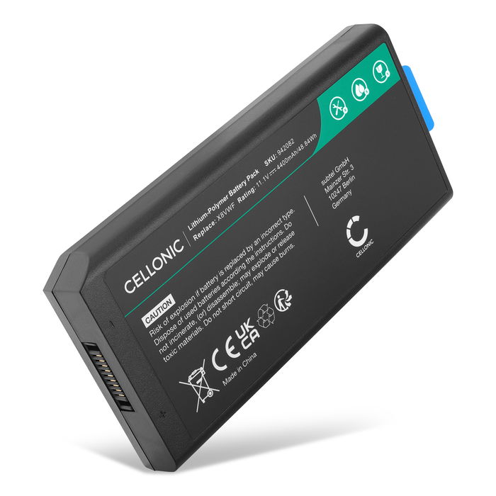 Batería Dell para ordenador portátil Dell Latitude 14 5404, 5414, 7404, 7414, X8VWF, 4XKN5, CJ2K1, DKNKD 4400mAh 11.1V  de CELLONIC