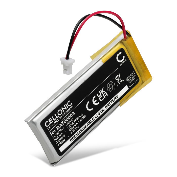 Cardo Scala Rider Q3 Batería 450mAh 3.7V de Cellonic