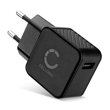 Cargador de compartimento USB 1 de carga rápida: Adaptador de carga para iPhone 15, iPhone 14, Samsung 23, Huawei, Xiaomi, móvil, smartphone, tablet, altavoces, auriculares y más - con 2.4A 12W