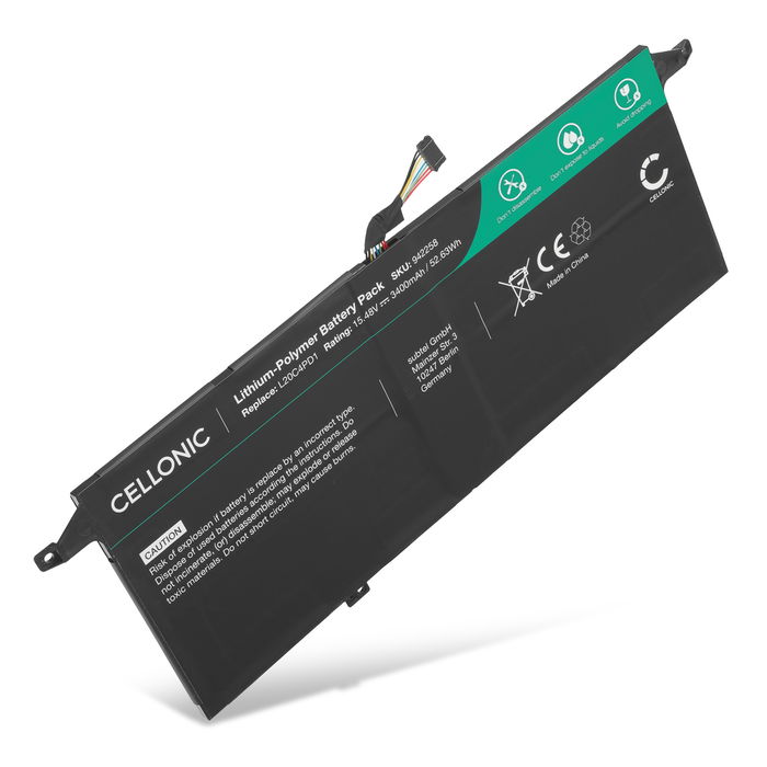 Batería Lenovo para ordenador portátil Lenovo ThinkBook 13x ITG, ThinkBook Plus G2 ITG 3400mAh 15.48V  de CELLONIC