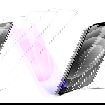 3x Protector pantalla móvil autoadhesivo de CELLONIC - Screen Protector iPhone 12 & iPhone 12 Pro (Calidad HD / 2.5D / Vidrio Templado 9H)