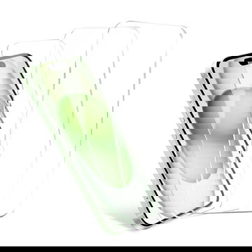 3x Protector pantalla móvil autoadhesivo de CELLONIC - Screen Protector iPhone 15 & iPhone 15 Pro (Calidad HD / 2.5D / Vidrio Templado 9H)