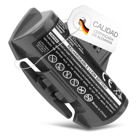 1x Batería para Karcher WV50; WV5; WV 5 Plus, Window Vac; WV60; WV55; WV7; WV70 (2000mAh, 3.7V) de CELLONIC