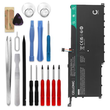 Batería Lenovo para ordenador portátil Lenovo ThinkPad X1 Carbon Gen 4, X1 Yoga Gen 2, X1 Yoga Gen 3, 00HW028, 01AV457, 01AV458 3200mAh 15.2V + Juego de herramientas de subtel