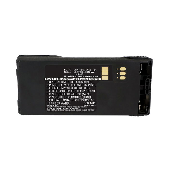 CELLONIC Batería para Motorola XTS 1500, 2500, 1000, 2000, XTS2500, MT1500, PR1500, XTS1500, NT1500, Radius P25 7.2V 2500mAh NiMH de CELLONIC