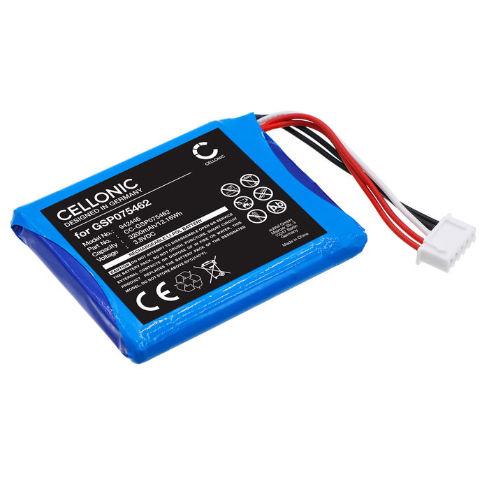 1x Batería para Harman Kardon Traveler GSP075462 (3200mAh, 3.8V) de CELLONIC