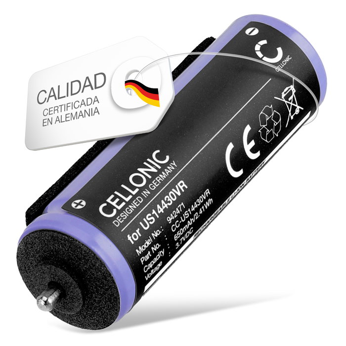 Batería para Panasonic EW-DE92, EW-DL40, EW-DL82 650mAh de CELLONIC