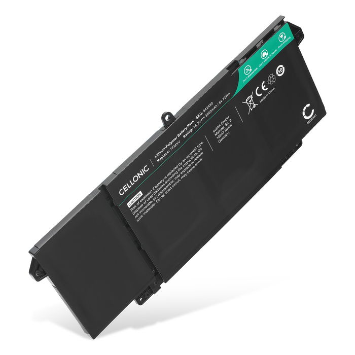 Batería HP para ordenador portátil Dell Latitude 7420, 7320, 5320, 7520, 13 5320, Dell 7FMXV, 4M1JN, 9JM71 3600mAh 15.2V  de CELLONIC