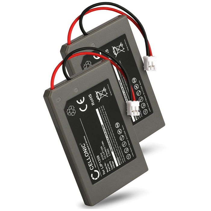 2x Sony Dualshock 3 Wireless Controller Batería 570mAh de Cellonic