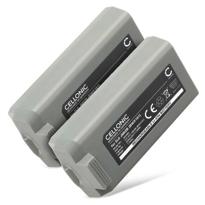 2x DJI Mini 2 Batería 2250mAh de Cellonic