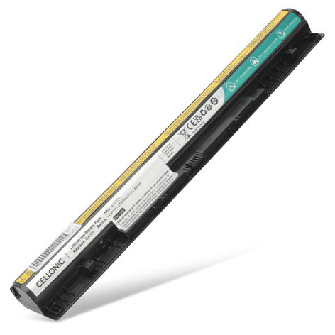 1x Batería para Ordenadores Portátiles Lenovo IdeaPad G400s, G500, S510p, Z710, G500s L12M4E01 / L12S4A02 / L12L4E01 (2200mAh, 14.4V) de CELLONIC