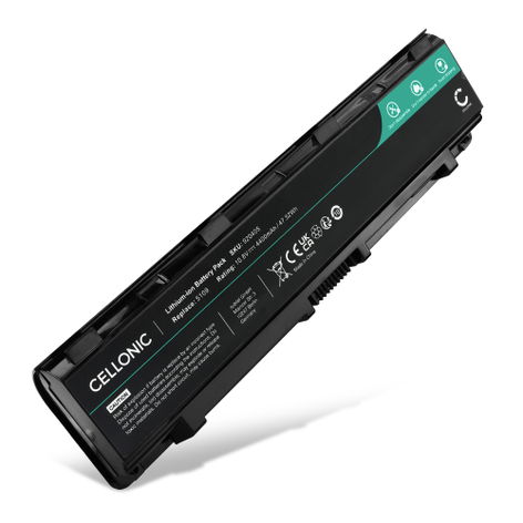 1x Batería para Ordenadores Portátiles Toshiba Satellite C55D, C55T, C70, C75, C75D A32-K55 (4400mAh, 10.8V) de CELLONIC