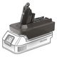 1x Adaptador de batería Makita 18V a Dyson V6