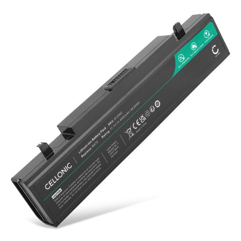 1x Batería para Ordenadores Portátiles Samsung 270E4E / NP270E4E; 270E5E / NP270E5E PB9NC6B (4400mAh, 11.1V) de CELLONIC