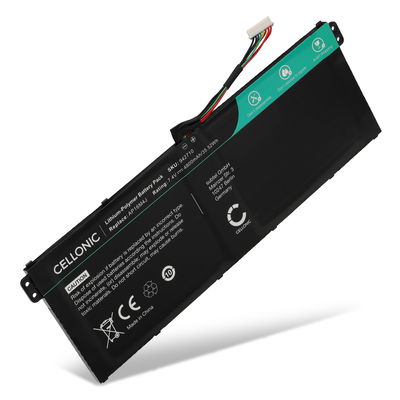 1x Batería Acer para ordenador portátil Acer Aspire 5 A515-41G, 1 A114, 3 A315, 1 A114-33, ES1-523, 3 A315-31, A A315-54, A A315-54K, 3 A317, A A311-31, Acer A114-33, AP16M4J, NX.GVWSA.002 4800mAh 7.4V  de CELLONIC