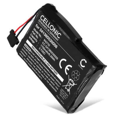Batería para Medion GoPal P4410/P4210; Becker Active 43/Ready 43; Mitac Mio P350/P550 - 1700mAh 3.7V de CELLONIC