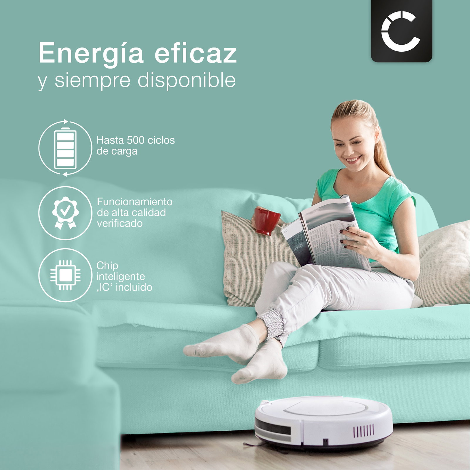Rowenta RS-RT900866 batteria Li-On 14,8V Robot EXPLORER 20 E 40, X-PLORER 45-50 - 60, SMART FORCE ESSENTIAL