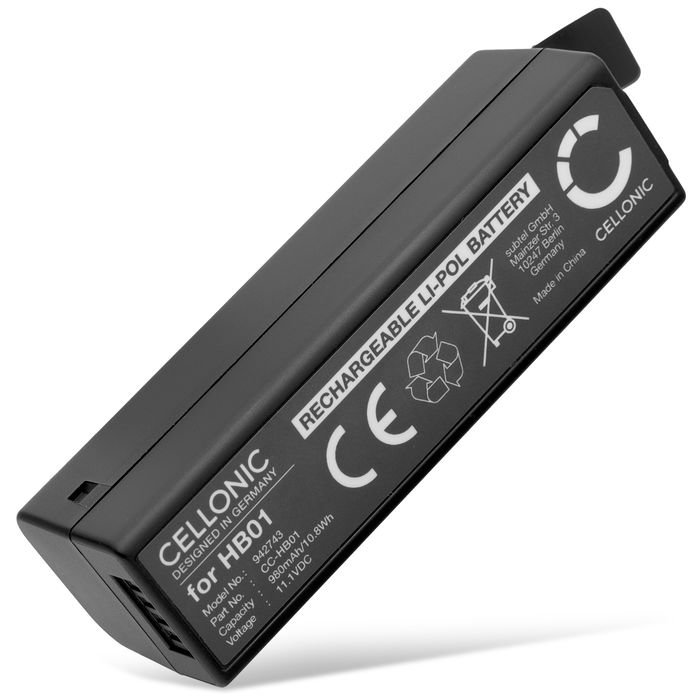 Battery for DJI Osmo Mobile 1, Plus, Pro, Raw, Zenmuse X3, X5, X5R 980mAh from CELLONIC