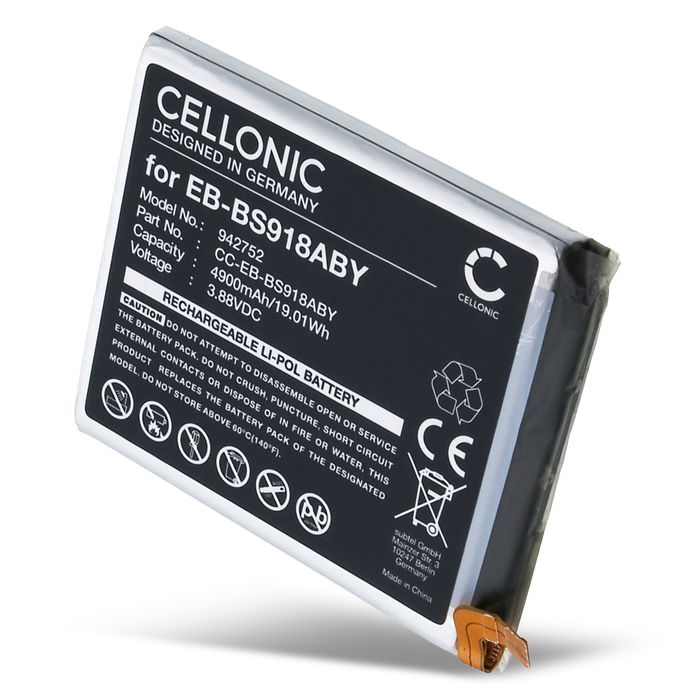 Samsung Galaxy S23 Ultra 5G Batería 4900mAh de Cellonic