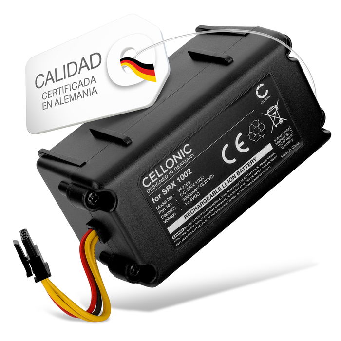 Batería para Blaupunkt XSMART, XEASY, Sencor SRV 9250BK, SRV 6250, SRV 8250, SRV 9250 (Sencor SRX 1002) 3000mAh de CELLONIC