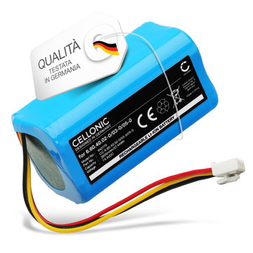 Batería para Blaupunkt XBOOST, XVAC, Bluebot XEASY, AENO RC2S, RC3S, Evolveo RoboTrex H9 2600mAh de CELLONIC