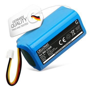Battery for Blaupunkt BlueBot XSMART, XBOOST, Liectroux C30B, iHome Eclipse AutoVac, iHRV2 2600mAh from CELLONIC