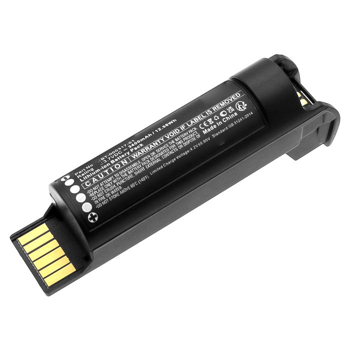 Batería para lector QR Zebra DS2278, DS22, CR2278, BT-000317-01, BTRY-DS22EAB0E-00 3400mAh 3.7V de CELLONIC