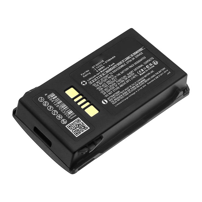 Batería para lector QR Zebra MC33, MC330, MC3300, MC330K, MC330M, BT-000338, BTRY-MC33-27MA-01 2700mAh 3.7V de CELLONIC