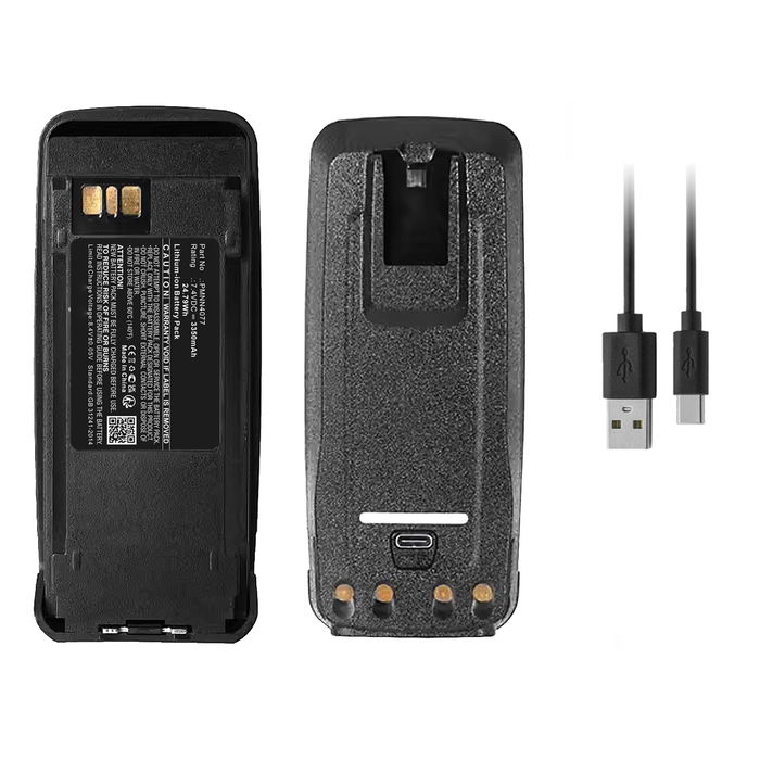 CELLONIC Batería para Motorola DP3400, DR3000, DP3600, MTR2000, DP3601, XPR 7550 (Puerto Tipo-C) 7.4v 3350mAh Li Ion de CELLONIC