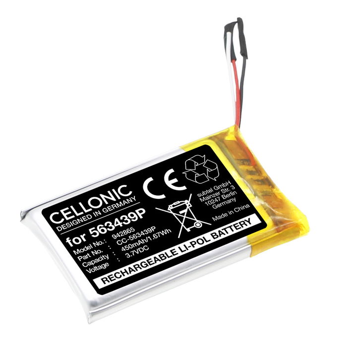 Batería para Microsoft Surface Headphones 2 450mAh de CELLONIC