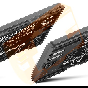 Batería para Canon EOS 80D, 70D, 60D, 7D, 6D, 5DS, EOS 5D Mark IV, III, II TLP-E6P (2600mAh, 7.4V) de CELLONIC