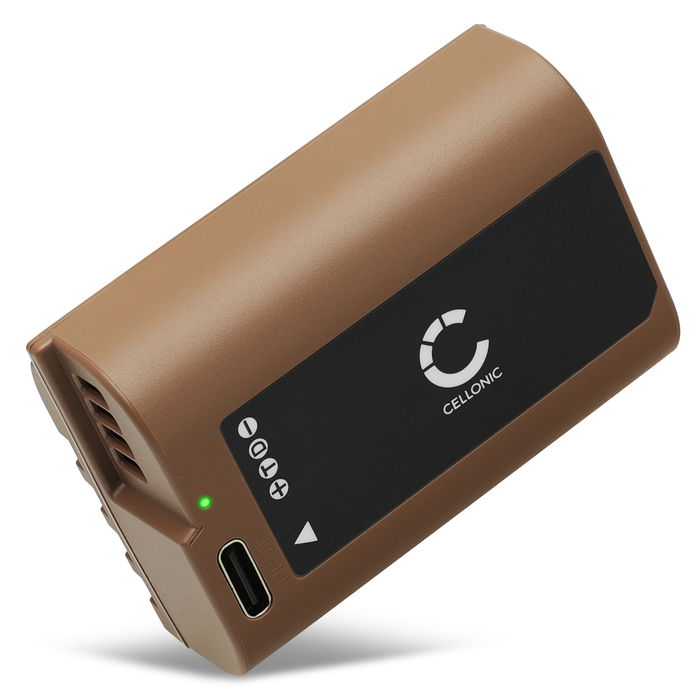 Batería con Type-C input para Panasonic Lumix G9, GH5, GH5S, GH5 II, GH6, DC S5, S5K, DMW BLK22 2400mAh de CELLONIC