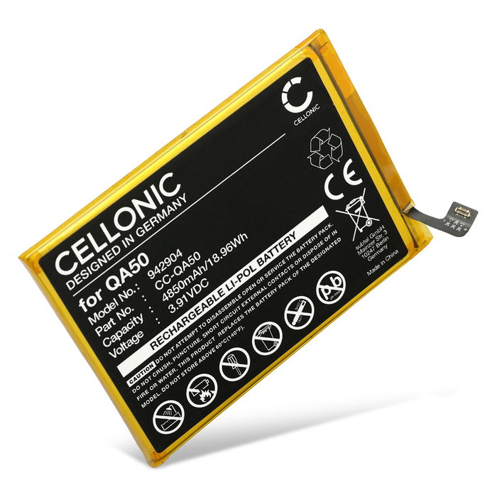 Batería para Motorola Moto G24 Power 4G, XT2425, QA50 - 4850mAh 3,91V  de CELLONIC