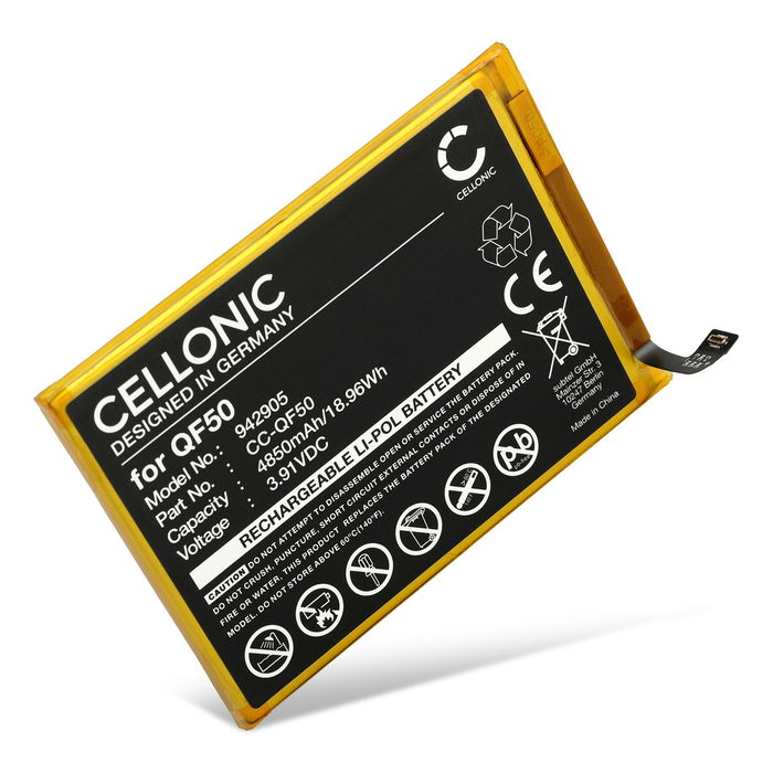 CELLONIC Batería QF50 para Motorola Moto G34 - G24 - G24 Power - G04 - XT2421 4850mAh 