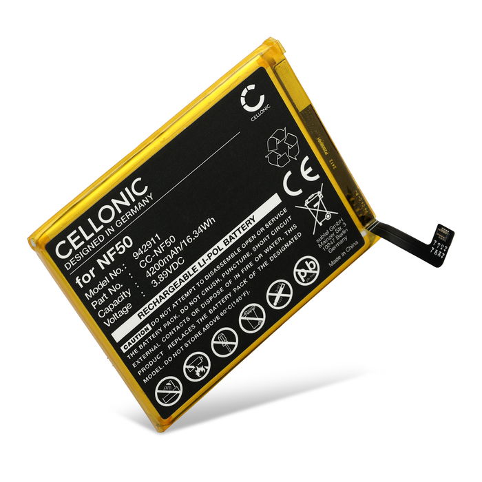 CELLONIC Recambio de Batería NF50 para Smartphone Motorola Edge 2022 - XT2205-3 4200mAh 
