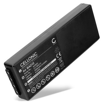 Batería para HBC Radiomatic Spectrum 1, 2, 3, Linus 4, 6, Micron 4, 6, Eco, FUB10AA - BA210 2000mAh 6.0V de CELLONIC