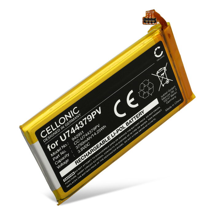 Batería para SkyGolf SkyCaddie SX400 - 3750mAh 3.8V de CELLONIC