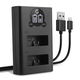 Dual Charger + USB Cable