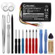 2x Batería 1800mAh + Juego de herramientas 17pzas