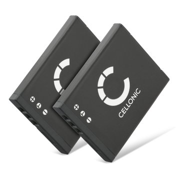 2x Batería para Olympus VG-120 D-710 X-940 FE-4040 FE-4020 FE-5040 VG-130 VG-140 VG-110 VG-150 LI-70B (500mAh, 3.7V) de CELLONIC