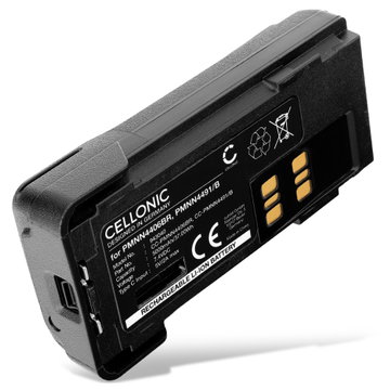 CELLONIC Batería para Motorola DP2400E, DP4801E, DP4800, DP4800E, DP2400, DP4801, DP4600, DP2600E, DP4401, DP4601E, DP4401E, DP2600, DP4000, XPR7550e 7.4V 5000mAh Ion de litio de CELLONIC