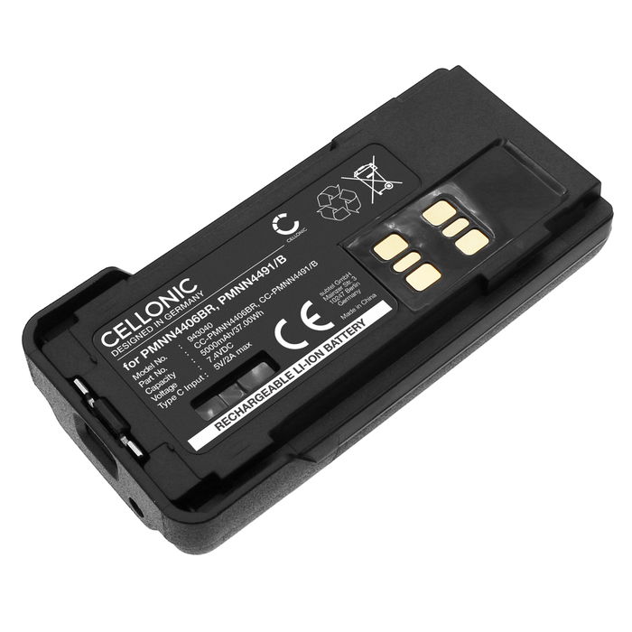 CELLONIC Batería para Motorola XPR 7550, APX4000, XPR 3300, XPR 3500, XPR 7350, XPR 7380 7.4v 5000mAh Li Ion de CELLONIC