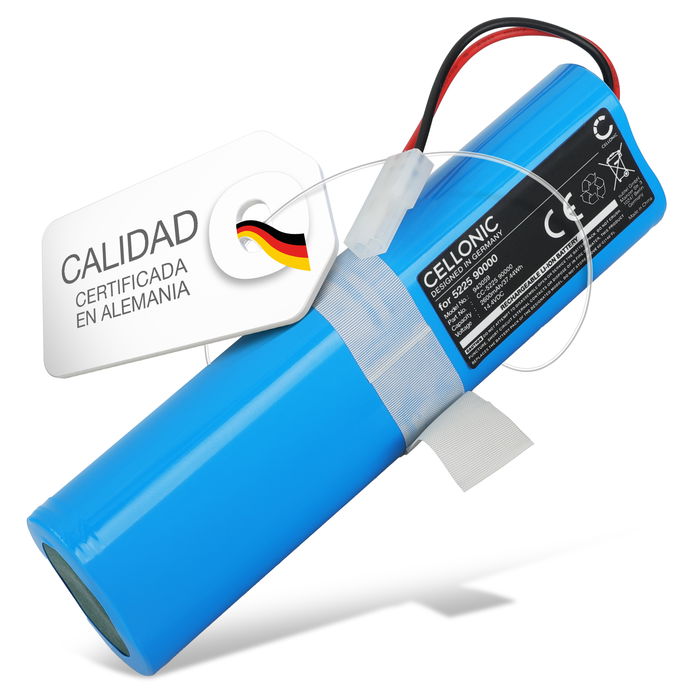 Batería para ETA 360 Robot Vacuum S6, 5225 Raggio, 3225 Raggio Eco, 5225 90000 2600mAh de CELLONIC