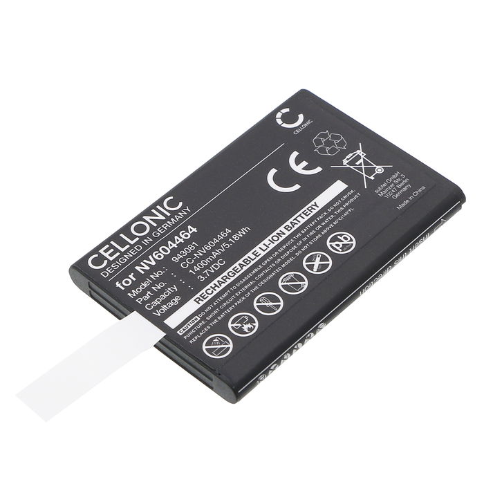 Batería para Beurer BY 110, Oricom Secure SC740, Secure SC895 1400mAh de CELLONIC