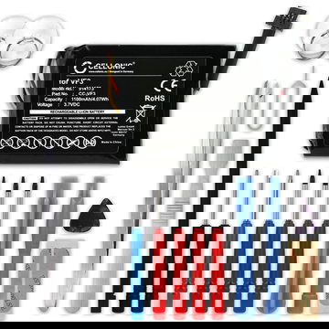 Batería para TomTom Quanta, GO XL 330, GO XL 310, VF3F, FM68360420759, VF3 - 1100mAh 3.7V + Juego de herramientas 17pzas de subtel