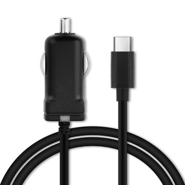 Cargador de coche con LED para GPS TomTom GO Classic 2. Generation GO Navigator GO Superior - Cable de carga de 1.1m, Cargador rápido 5V, 2.4A