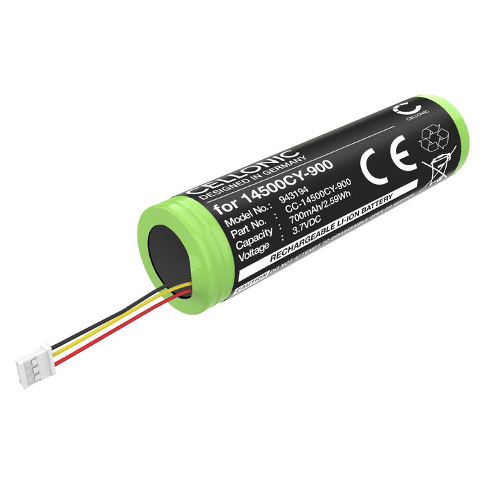 Battery for Sennheiser Momentum True Wireless 2 (Charging Case) 14500CY-900 (700mAh, 3.7V) by CELLONIC