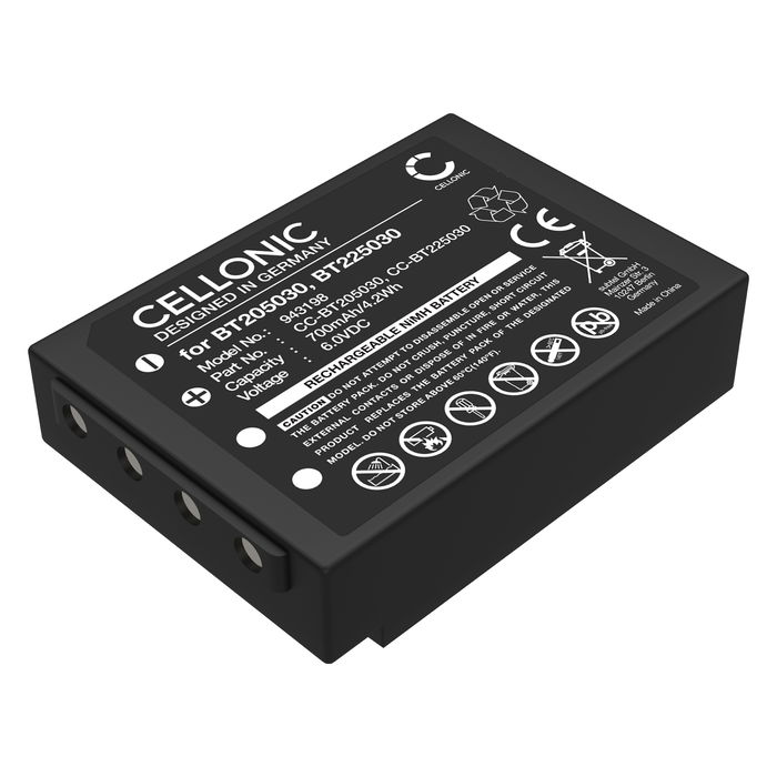 Battery for HBC Tele Teach TTB 05 BT205030, BT225030 (700mAh, 6.0V) by CELLONIC