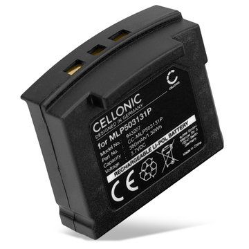 Batería para Sonumaxx 2.4 PR, TechniSat STEREOMAN ISI 2, STEREOMAN ISI 3, Unisar DH900 350mAh de CELLONIC