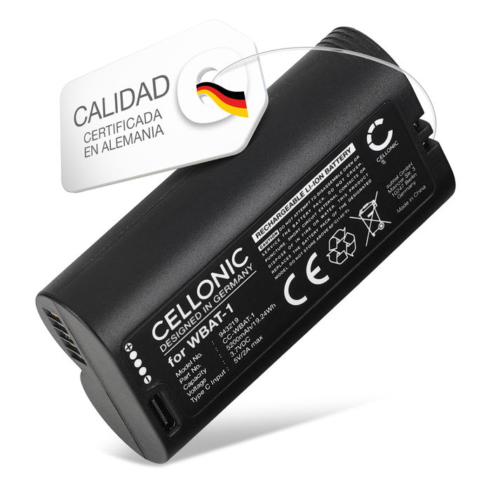 Batería para Wyze Battery Cam Pro 5200mAh de CELLONIC
